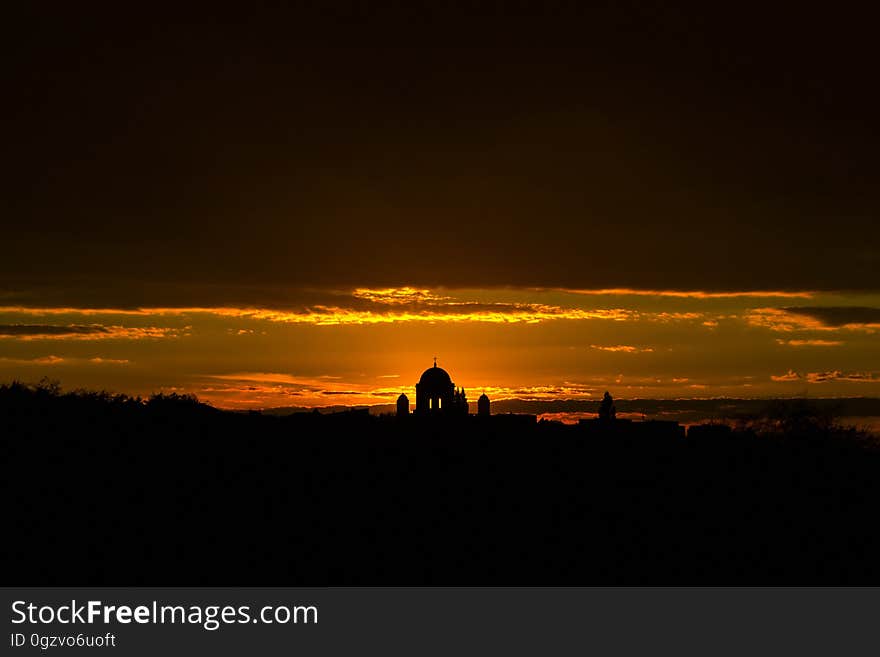 Sky, Horizon, Afterglow, Sunset