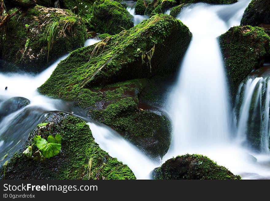 Waterfall, Water, Nature, Watercourse