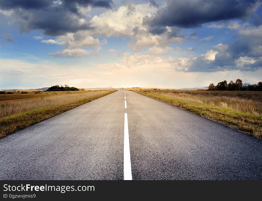 Road, Sky, Cloud, Horizon