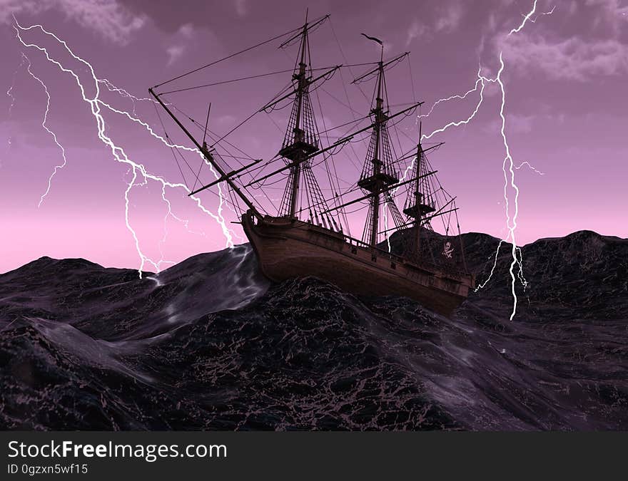 Sky, Atmosphere, Phenomenon, Galleon