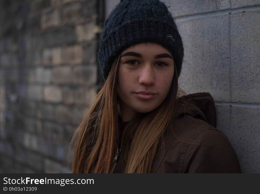 Close-up Portrait of Teenage Girl