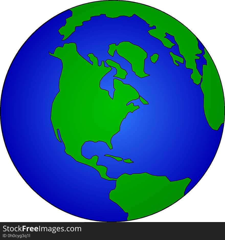 Green, Globe, Planet, Earth