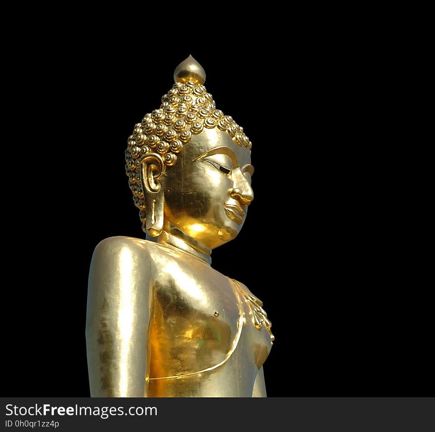 Statue, Gautama Buddha, Sculpture, Metal