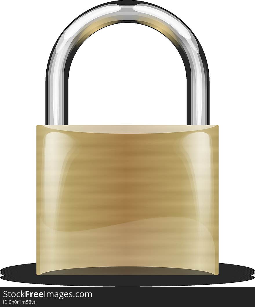 Padlock, Lock, Product Design, Hardware Accessory