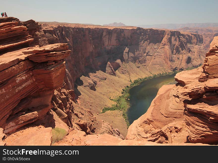 A view over the Colorado river and the Gran Canyon.