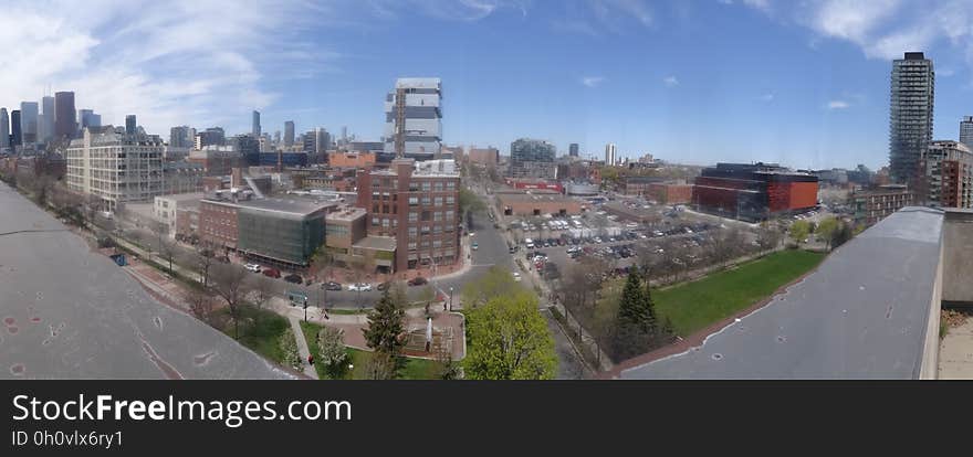 Pano of Toronto&#x27;s skyline, 2016 05 11