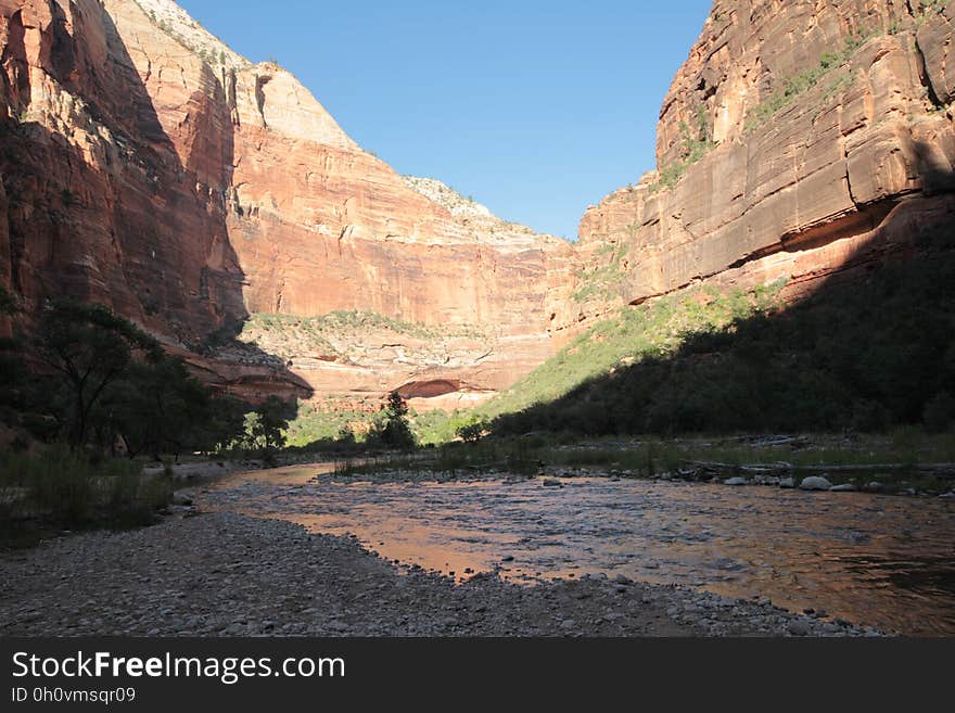 The Colorado River and the Gran Canyon.