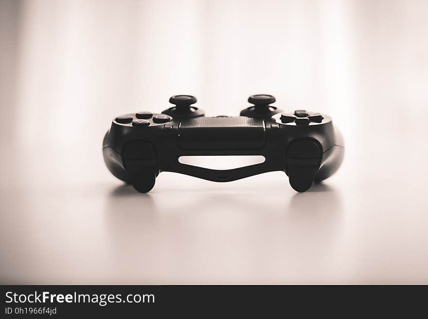 A game controller on light background.