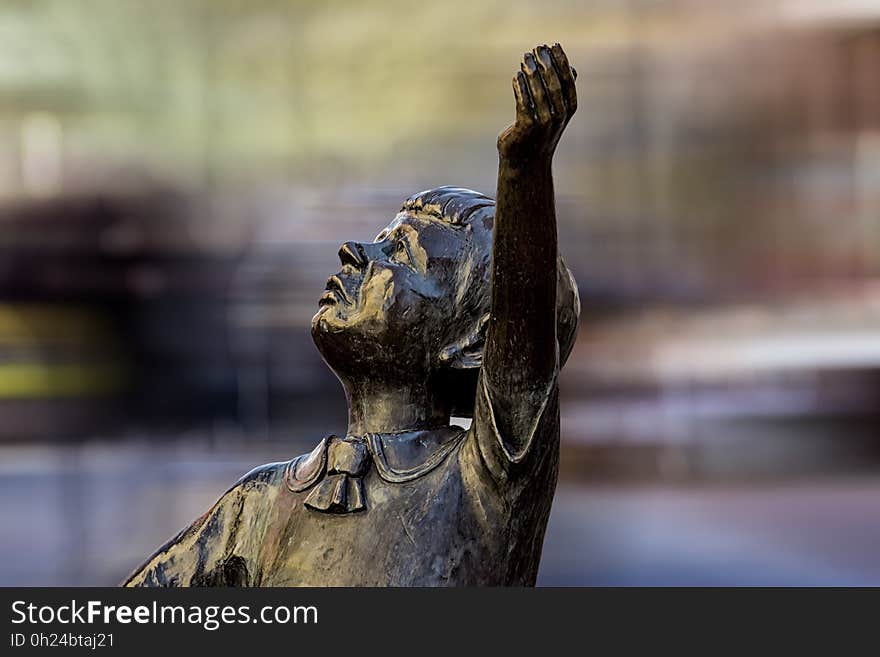 Statue, Sculpture, Monument, Metal