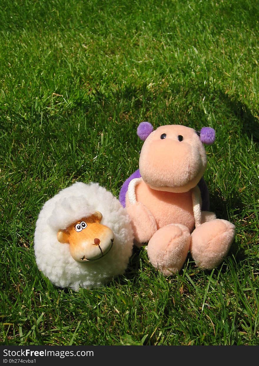 Stuffed Toy, Plush, Grass, Toy