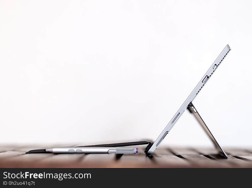 White Android Smartphone With Stand