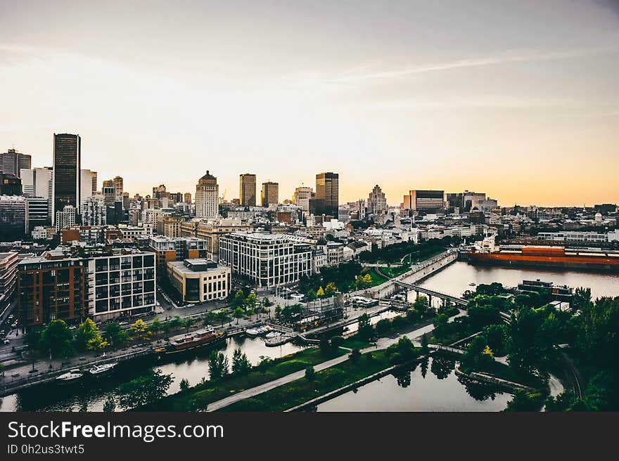 The City during Sunrise