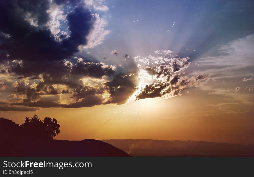 Sunset With Clouds