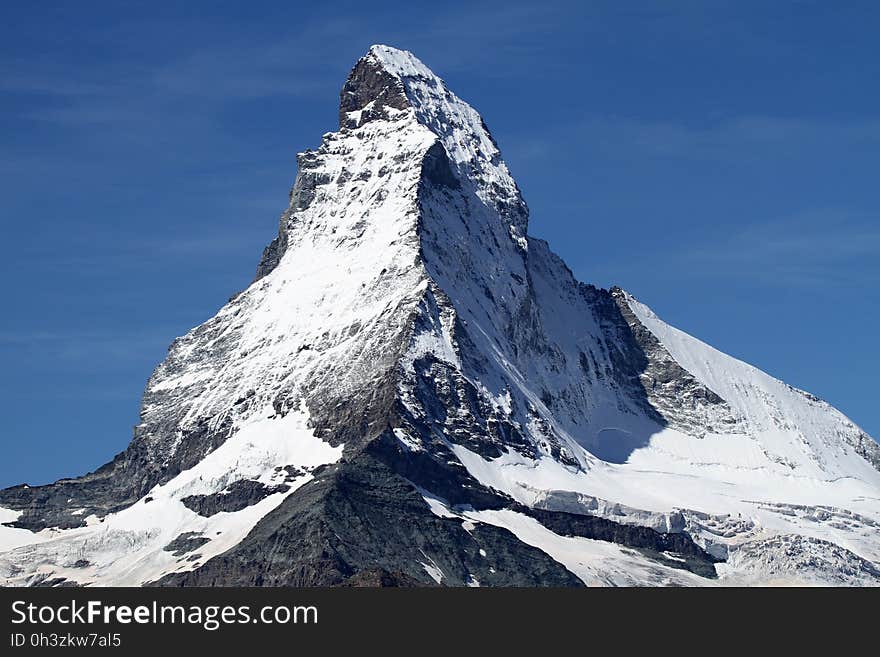 Landscape Photography of Mountain With Snow