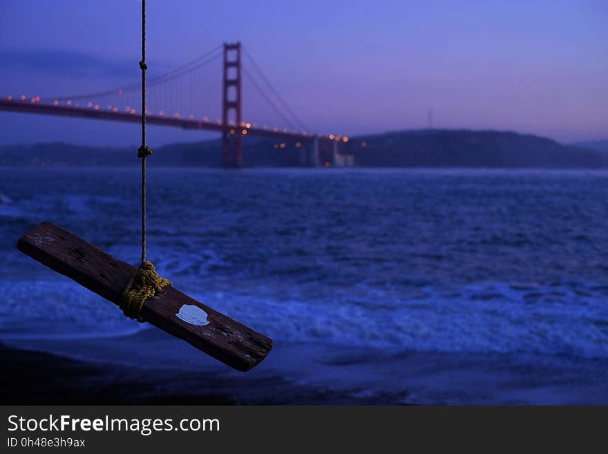 San Francisco Bridge on Sea Water