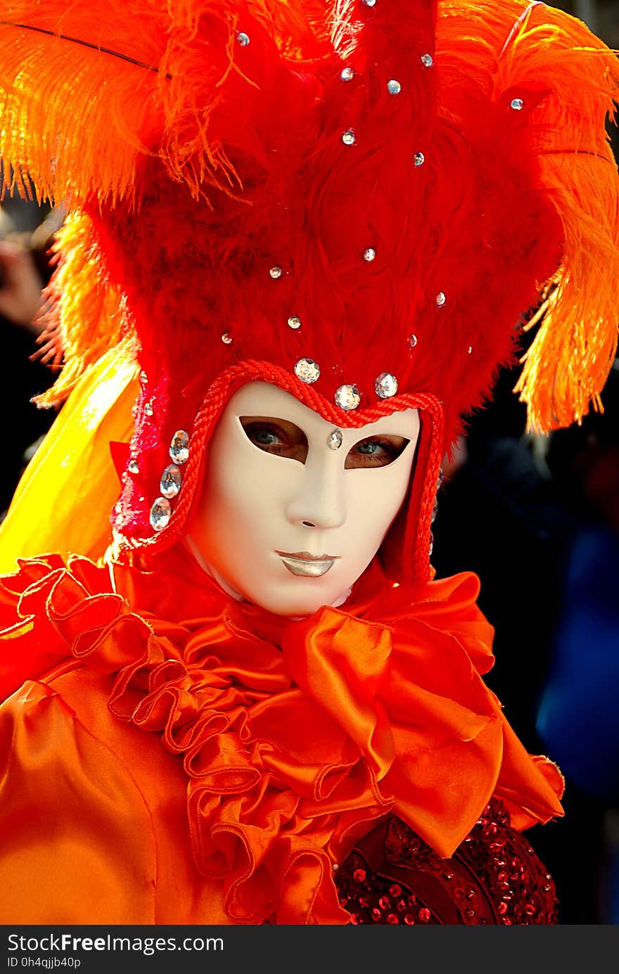 Carnival, Yellow, Masque, Festival