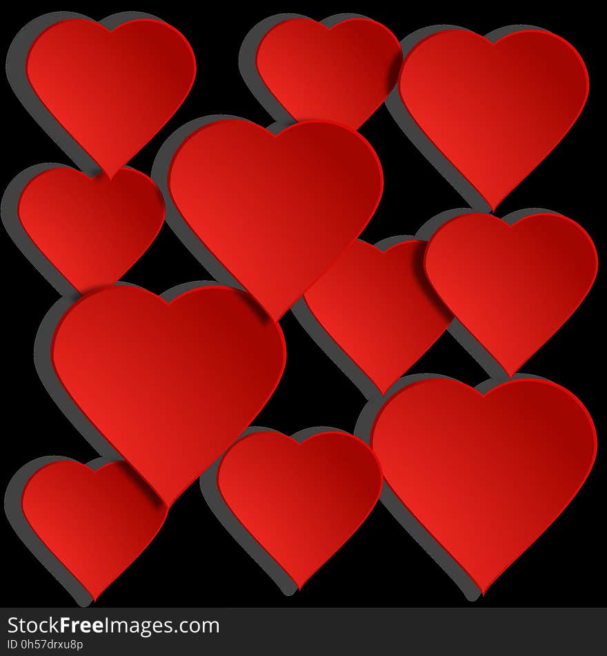 Red, Valentine's Day, Love, Heart