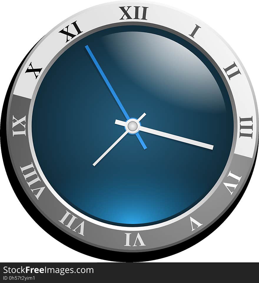 Blue, Clock, Product Design, Product