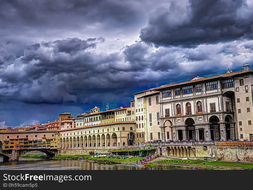 Sky, Cloud, Waterway, Town