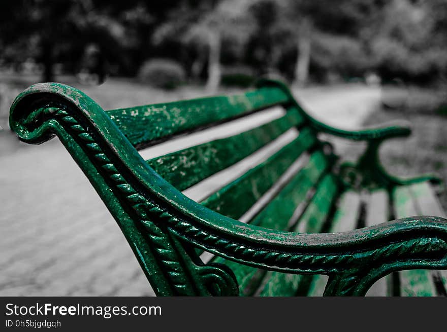 Green, Metal, Angle, Water