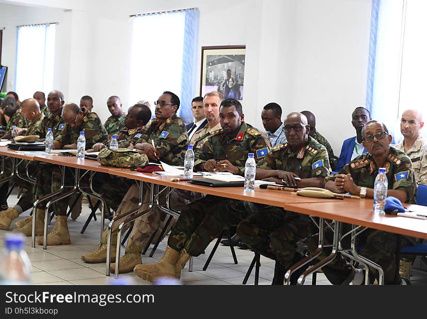 Participants attend the opening of a Joint AMISOM and Federal Government of Somalia &#x28;FGS&#x29; conference in Mogadishu, Somalia, on July 24, 2017. AMISOM Photo/ Omar Abdisalan. Participants attend the opening of a Joint AMISOM and Federal Government of Somalia &#x28;FGS&#x29; conference in Mogadishu, Somalia, on July 24, 2017. AMISOM Photo/ Omar Abdisalan