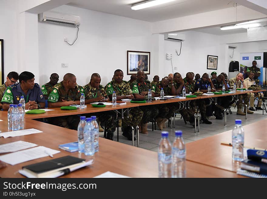 Participants attend the opening of a Joint AMISOM and Federal Government of Somalia &#x28;FGS&#x29; conference in Mogadishu, Somalia, on July 24, 2017. AMISOM Photo/ Omar Abdisalan. Participants attend the opening of a Joint AMISOM and Federal Government of Somalia &#x28;FGS&#x29; conference in Mogadishu, Somalia, on July 24, 2017. AMISOM Photo/ Omar Abdisalan