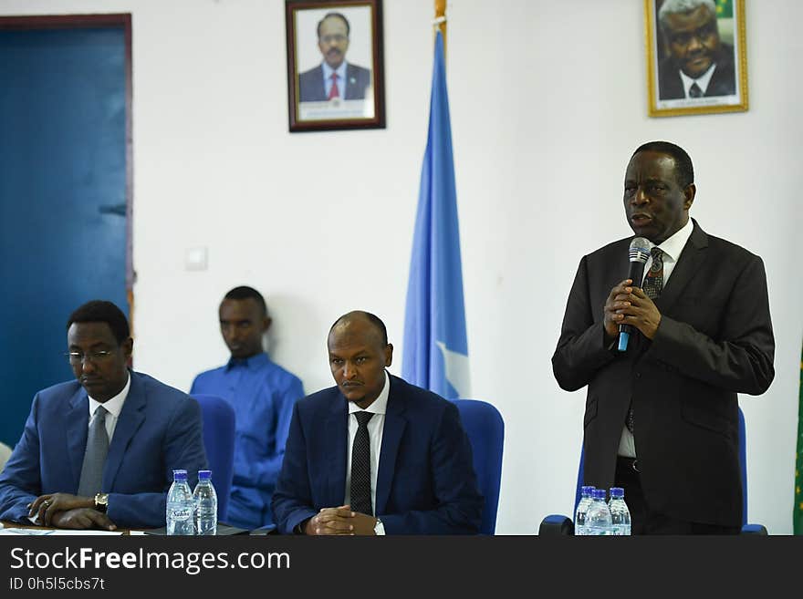 Ambassador Francisco Madeira, the Special Representative of the Chairperson of the African Union Commission &#x28;SRCC&#x29; for Somalia speaks during the opening of a Joint AMISOM and Federal Government of Somalia &#x28;FGS&#x29; conference in Mogadishu, Somalia, on July 24, 2017. AMISOM Photo/ Omar Abdisalan. Ambassador Francisco Madeira, the Special Representative of the Chairperson of the African Union Commission &#x28;SRCC&#x29; for Somalia speaks during the opening of a Joint AMISOM and Federal Government of Somalia &#x28;FGS&#x29; conference in Mogadishu, Somalia, on July 24, 2017. AMISOM Photo/ Omar Abdisalan