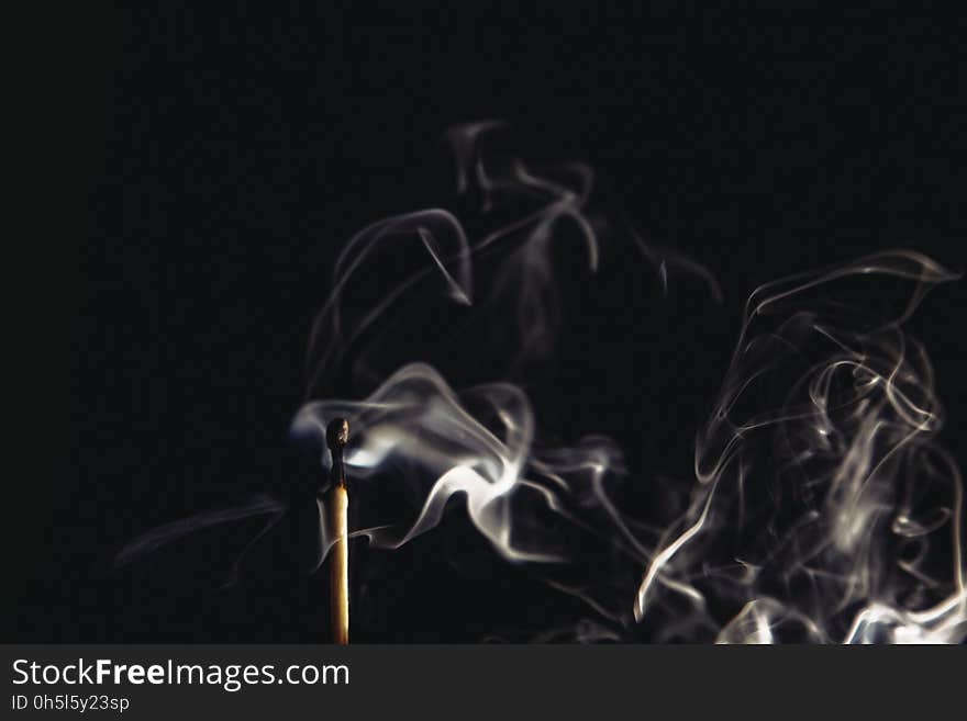 White Smoke in Macro Photography