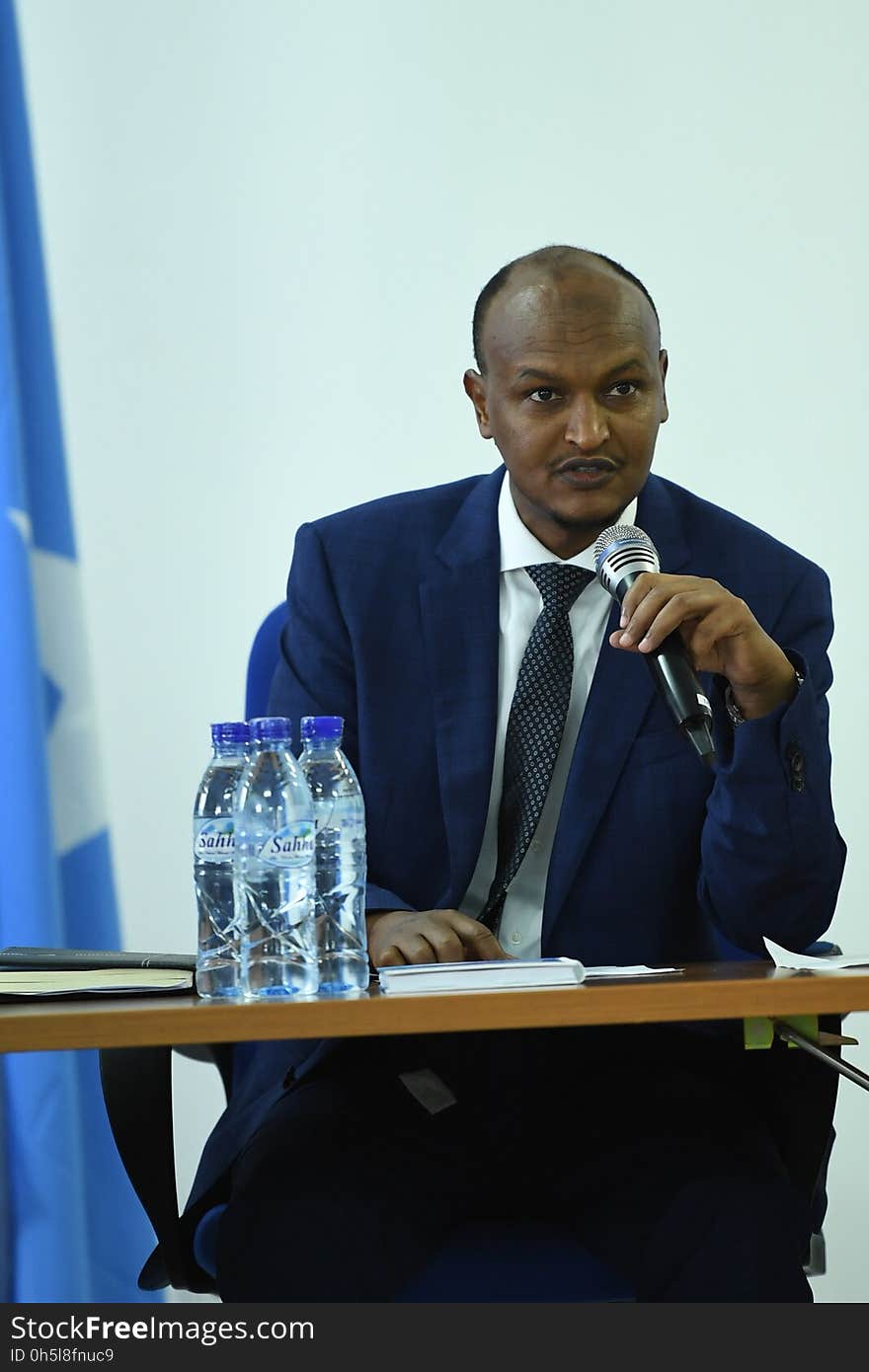 Mahdi Mohamed Guled, the Deputy Prime Minister of Somalia, speaks during the opening of a Joint AMISOM and Federal Government of Somalia &#x28;FGS&#x29; conference in Mogadishu, Somalia, on July 24, 2017. AMISOM Photo/ Omar Abdisalan. Mahdi Mohamed Guled, the Deputy Prime Minister of Somalia, speaks during the opening of a Joint AMISOM and Federal Government of Somalia &#x28;FGS&#x29; conference in Mogadishu, Somalia, on July 24, 2017. AMISOM Photo/ Omar Abdisalan