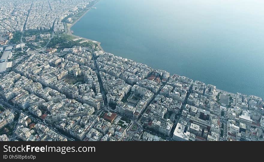 Thessaloniki aerial view