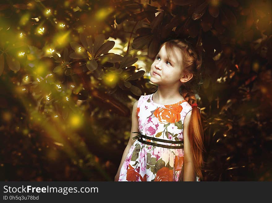 Nature, Girl, Smile, Child