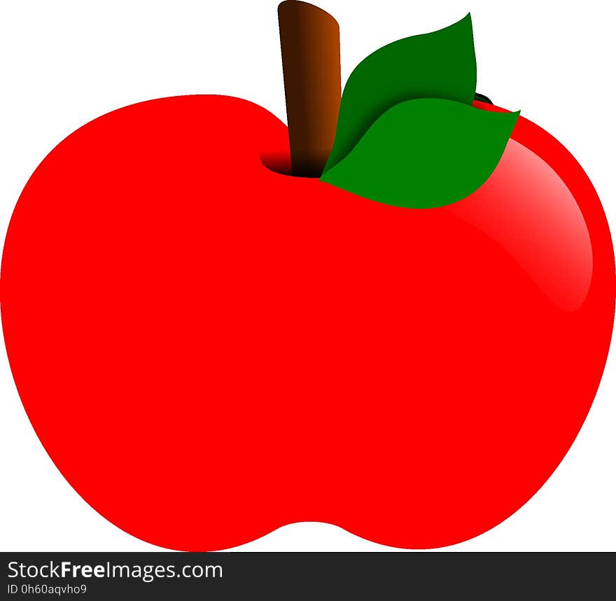 Red, Apple, Fruit, Produce