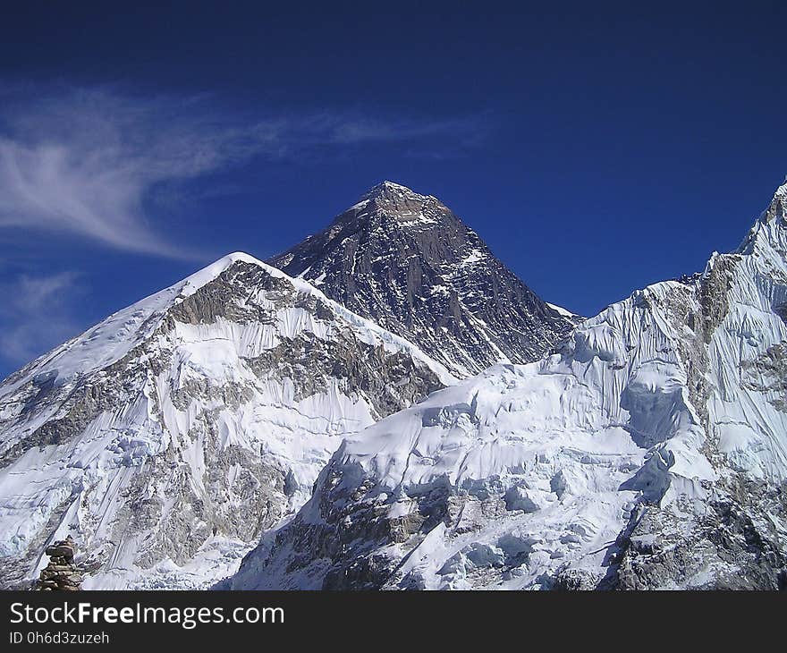 Mountainous Landforms, Mountain, Mountain Range, Sky