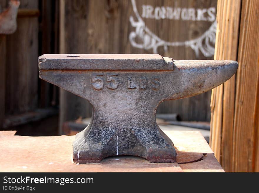 Furniture, Table, Anvil, Carving