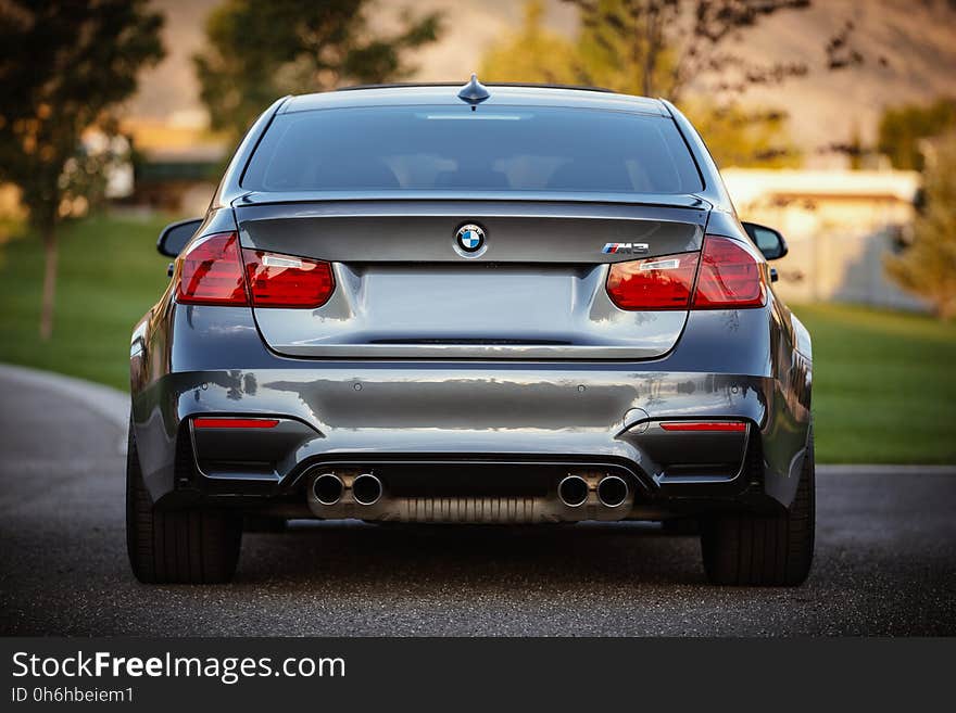 Silver Bmw Car