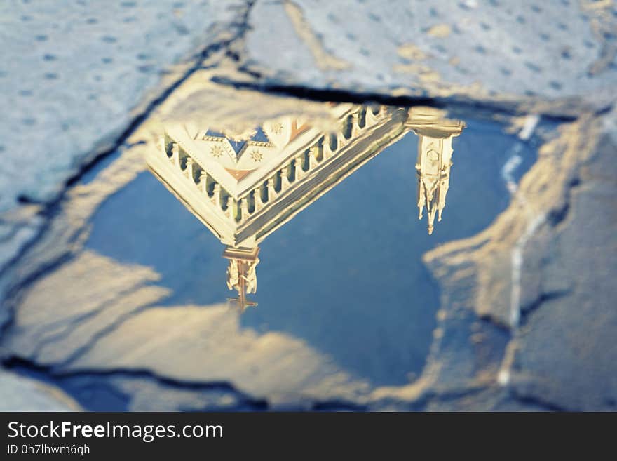 Reflection of Duomo in Florence, Tuscany, Italy