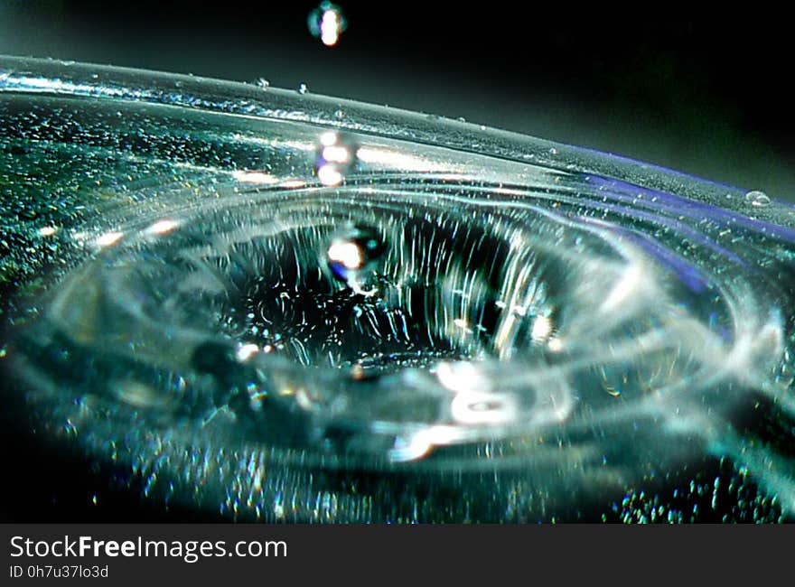 Micro Shot of Water Droplet