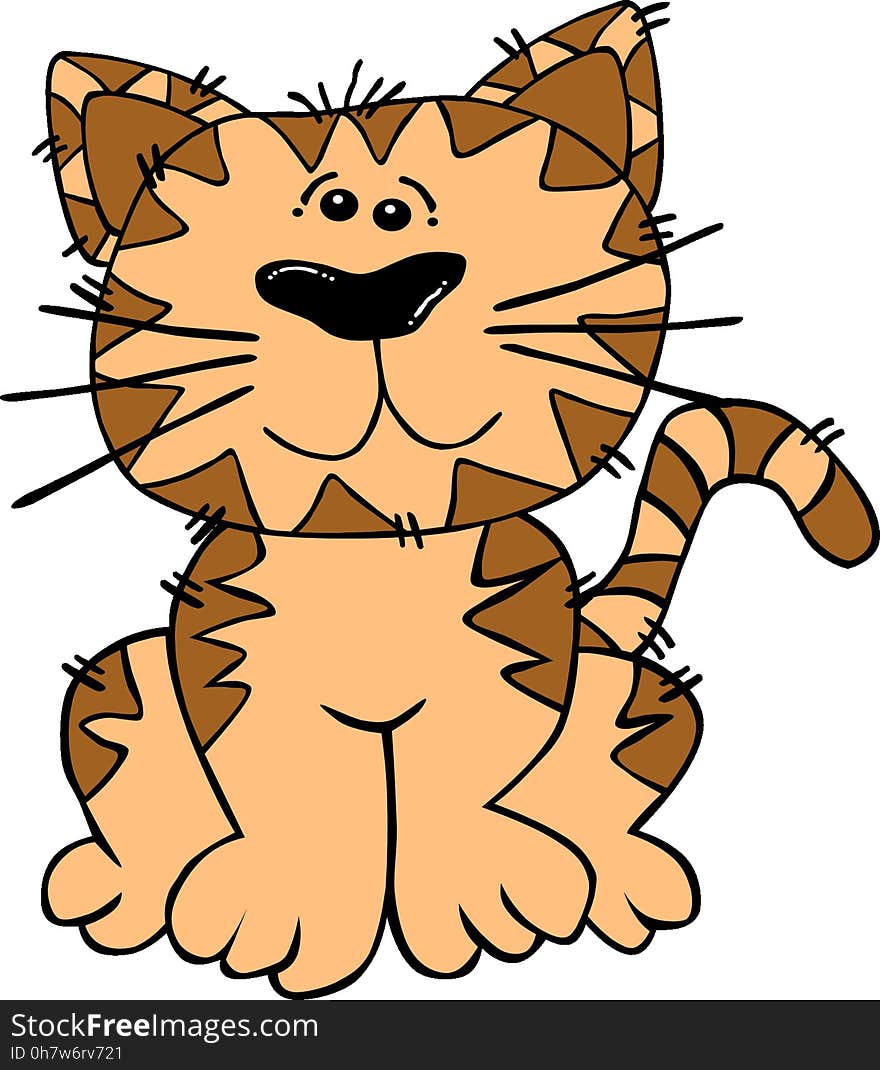 Cat, Small To Medium Sized Cats, Cat Like Mammal, Clip Art