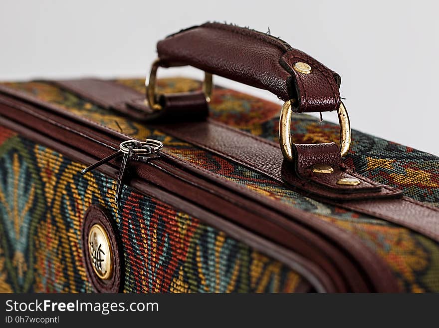 Bag, Handbag, Leather, Pattern