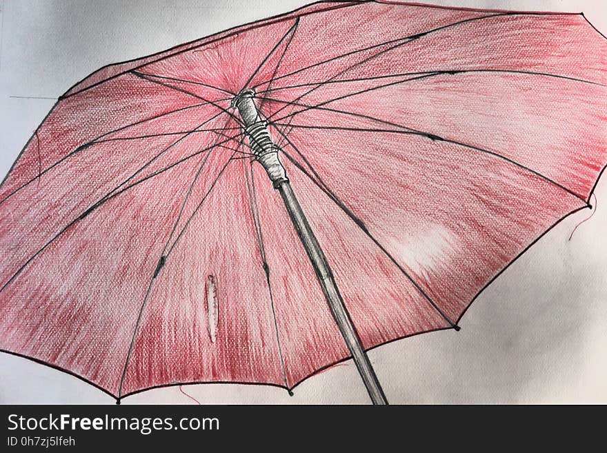 Umbrella, Pink, Fashion Accessory