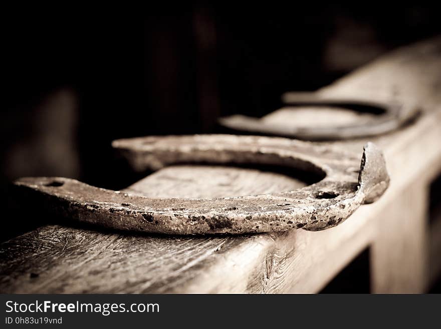 Gray Curve Tool on Brown Wooden Board