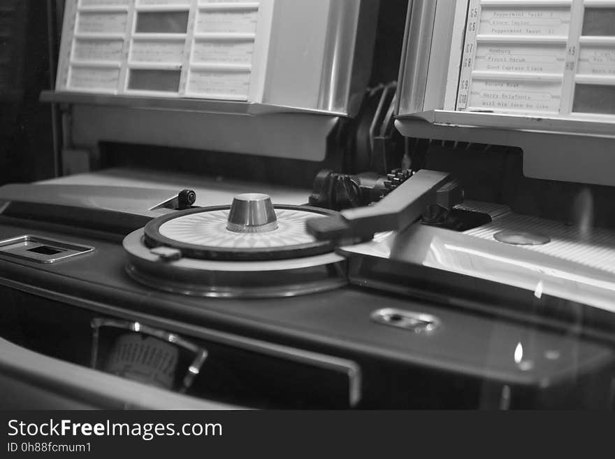 Closeup Photography of Jukebox