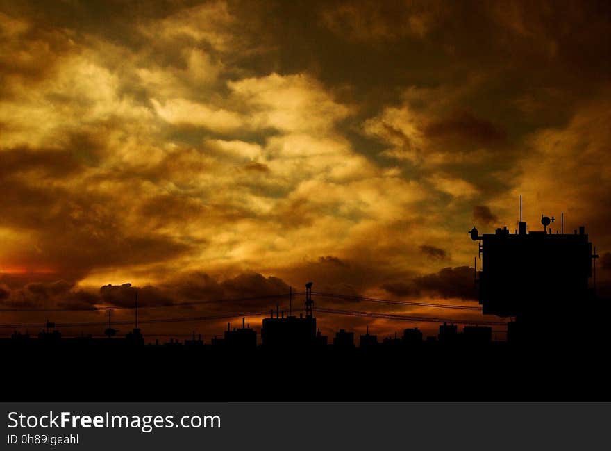 Sky, Cloud, Afterglow, Atmosphere