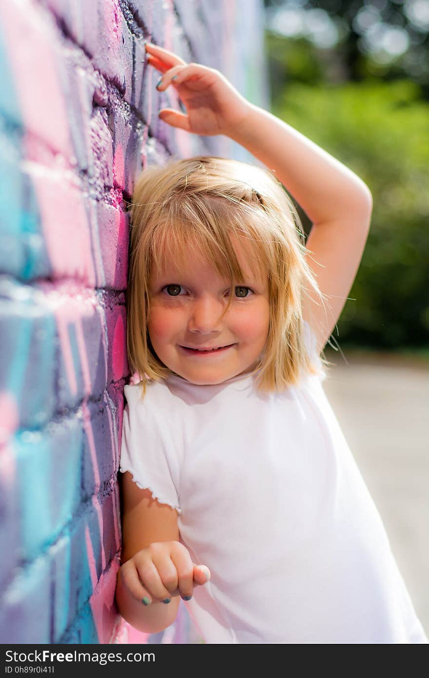 Hair, Pink, Child, Skin