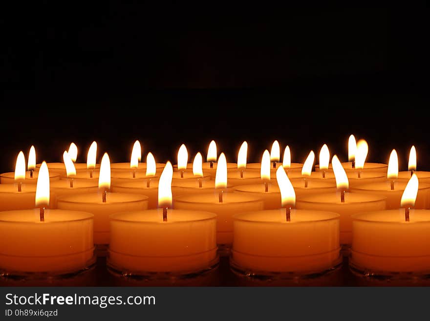 Candle, Lighting, Flameless Candle, Flame