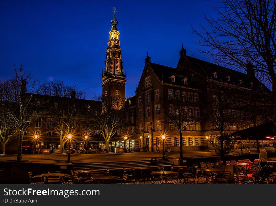 Sky, Landmark, Town, Night