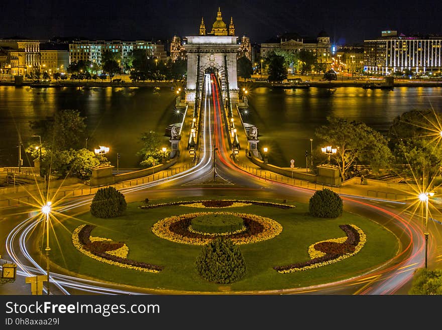 Landmark, Nature, Night, Water