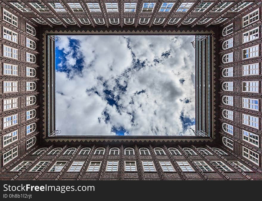 Blue, Sky, Cloud, Window