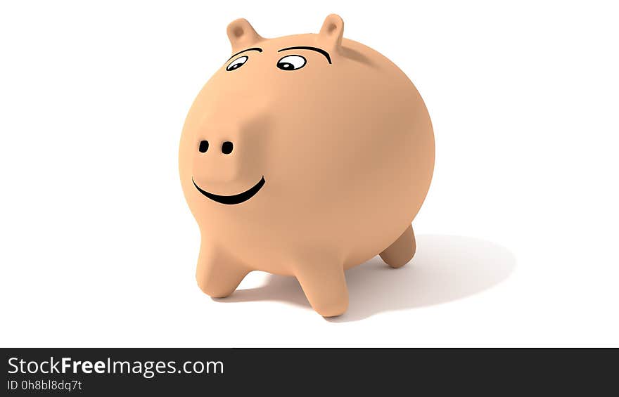 Nose, Smile, Snout, Piggy Bank