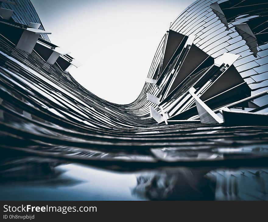 Water, Reflection, Architecture, Structure